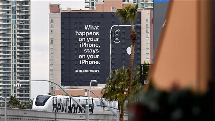 Apple takes a not-so-subtle dig at Google in these billboard ads...