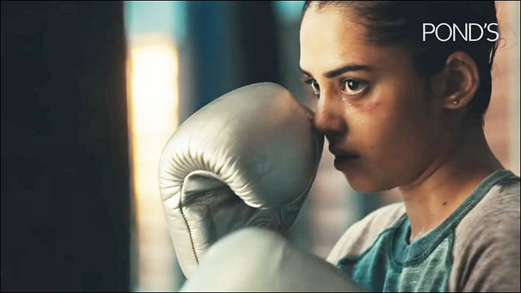 HUL's new Pond's spot ditches beauty for boxing and bruises...