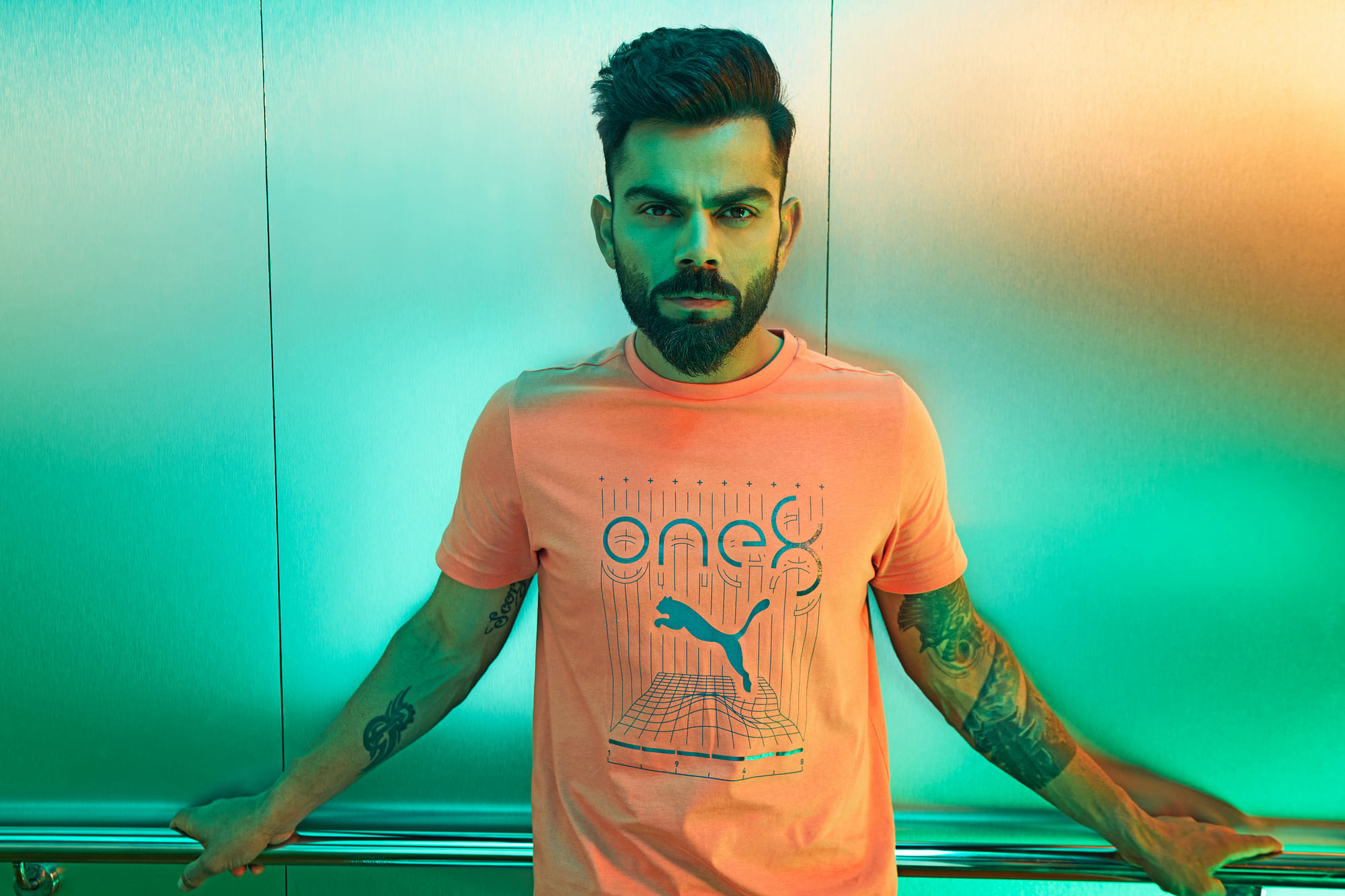 Virat kohli on sale puma t shirt