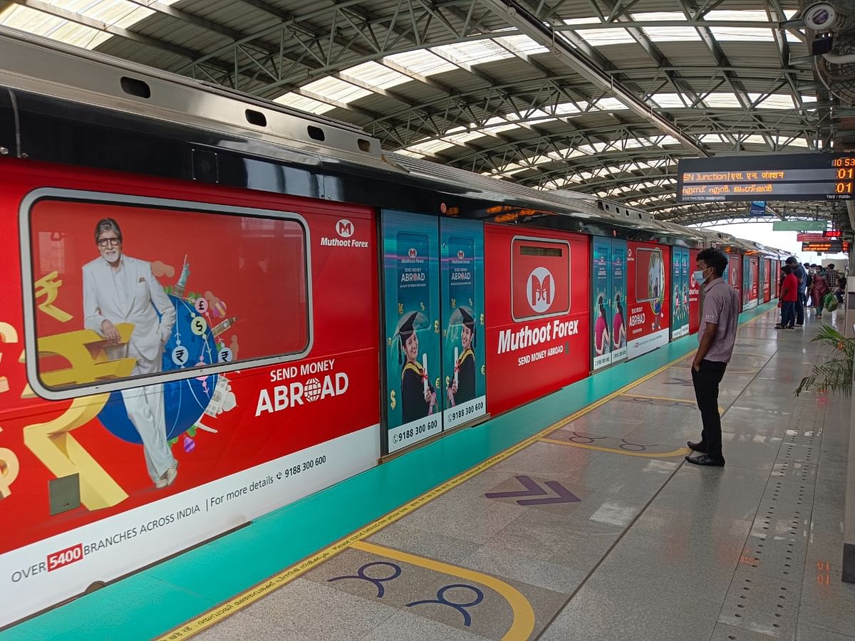 Train Branding in Kolkata. Train wrap advertisement on trains