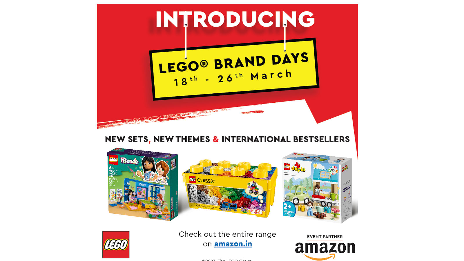 The LEGO Group India partners with AMAZON.IN to launch the first