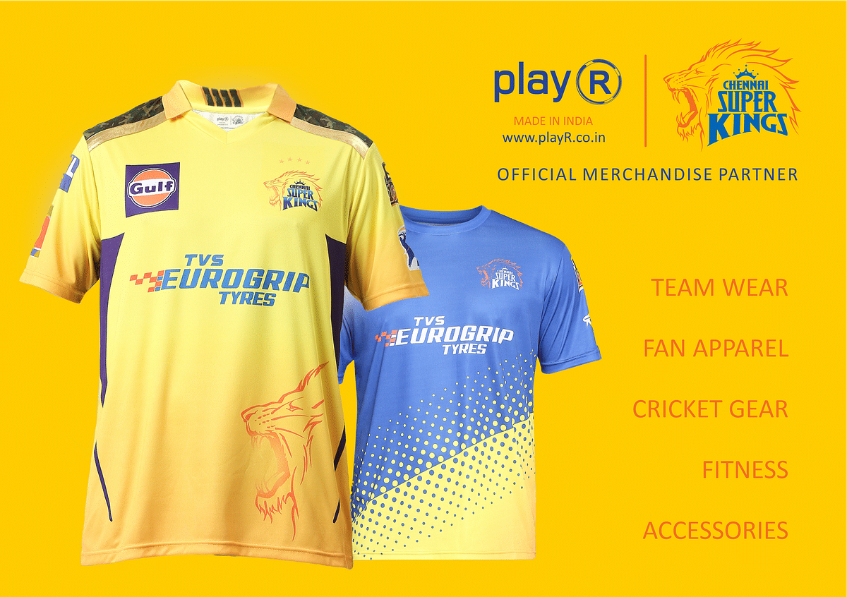 Chennai super kings official hot sale jersey