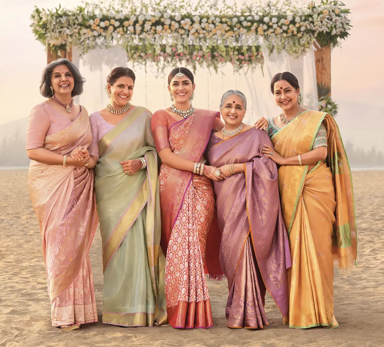 Sarees to wear 2025 in summer wedding