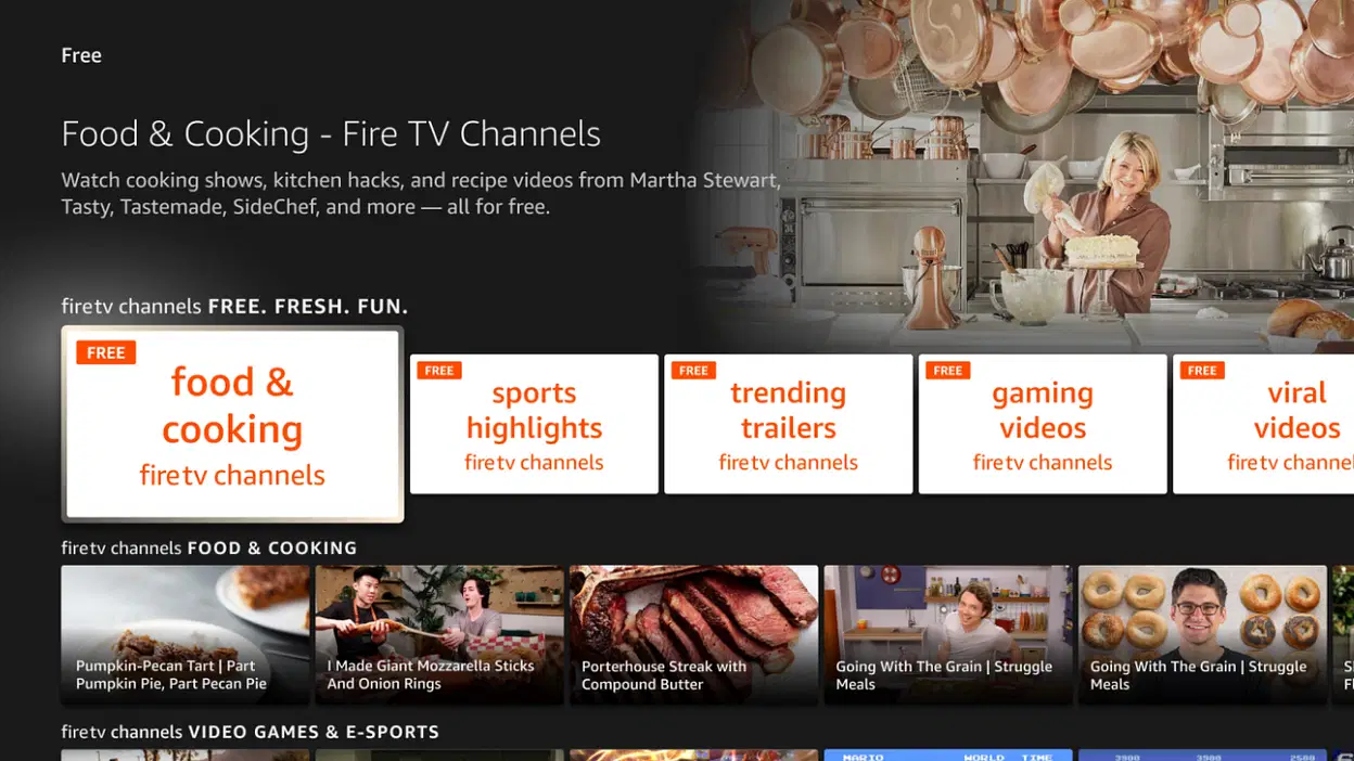 Amazon fire discount stick free channels