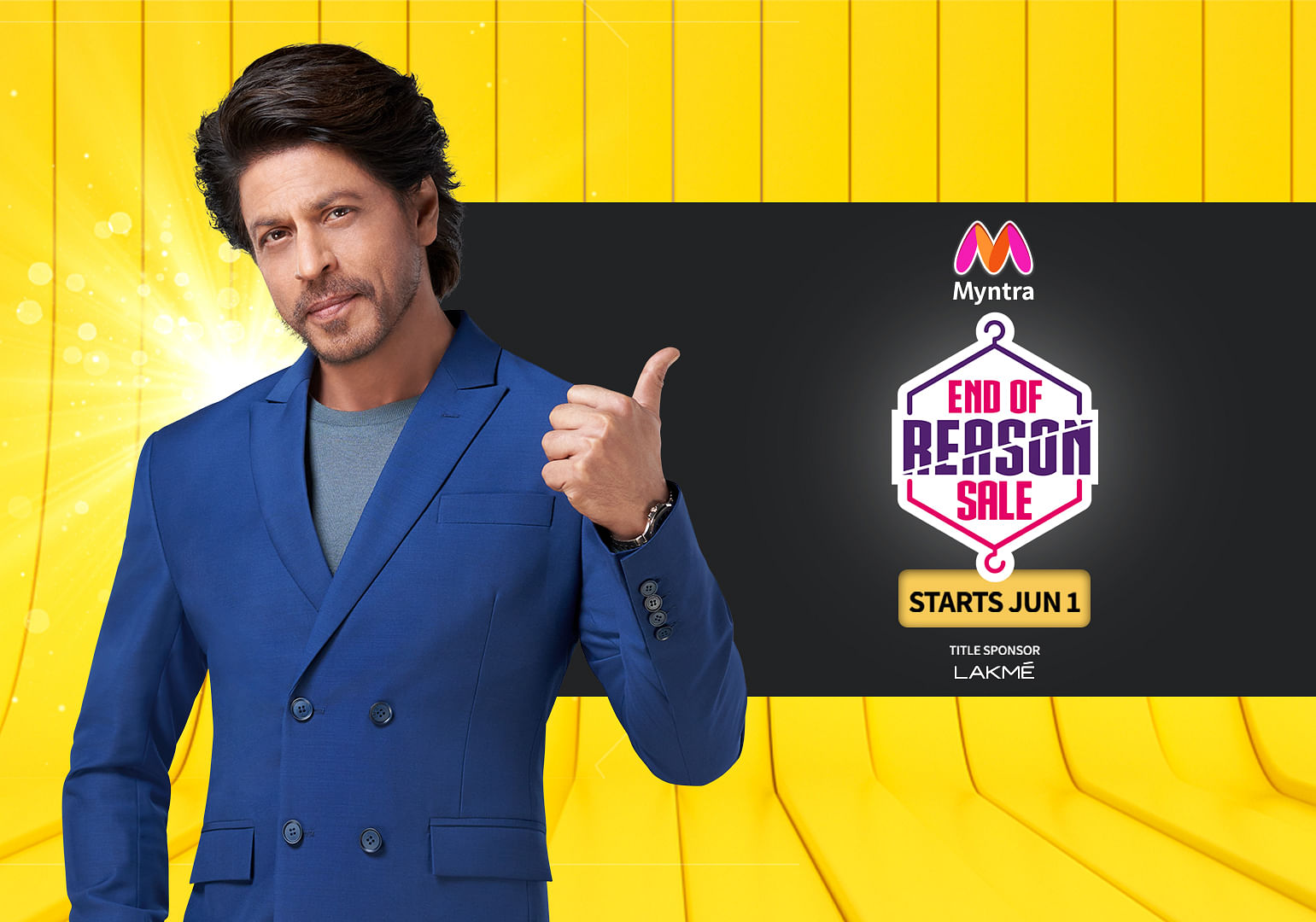 Shah Rukh Khan, unveiled as the face of Myntra's 'End of Reason