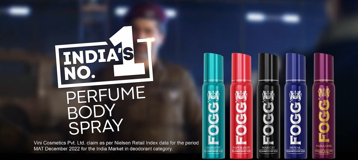 Fogg perfume advertisement sales