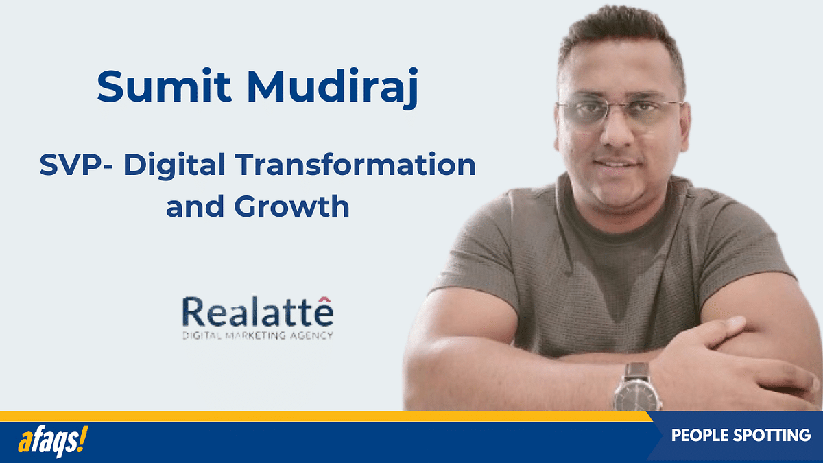 Realatte appoints Sumit Mudiraj as the senior VP overseeing digital ...