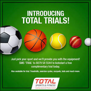Free sports equipment trials
