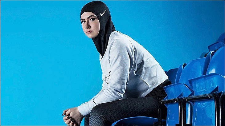 Nike pro best sale women's hijab