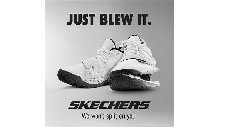 Skechers launches frontal attack on Nike s Just Do It