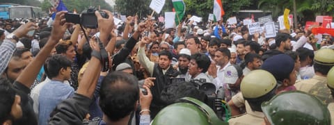 Protests in Bangalore