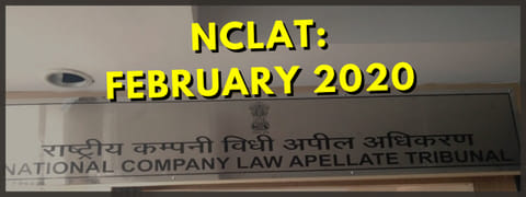 NCLAT February 2020