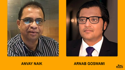 Anvay Naik, Arnab Goswami