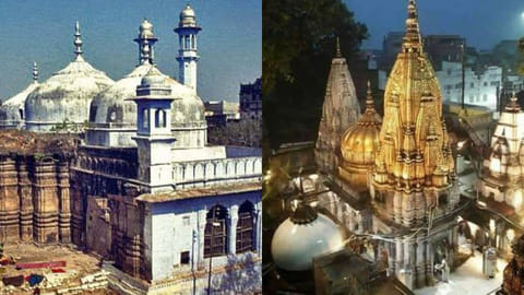 Gyanvapi Mosque and the ancient temple Varanasi 