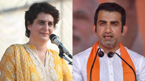 Priyanka Gandhi, Gautam Gambhir