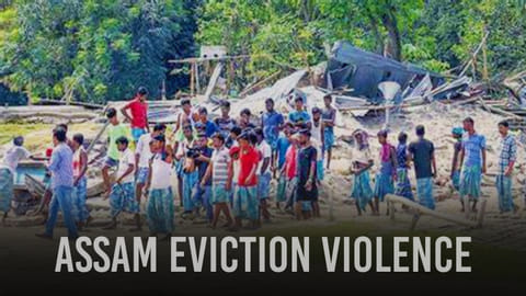 assam eviction violence
