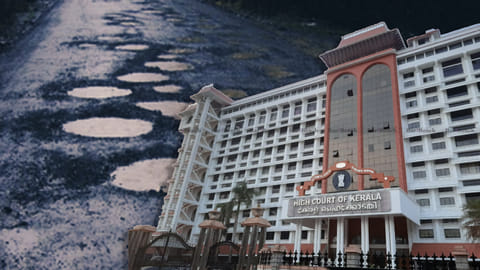 Kerala HC , Potholes