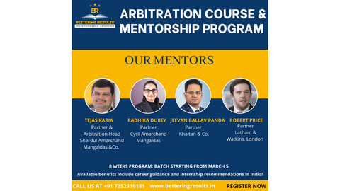 Arbitration and Practical Aspects Course