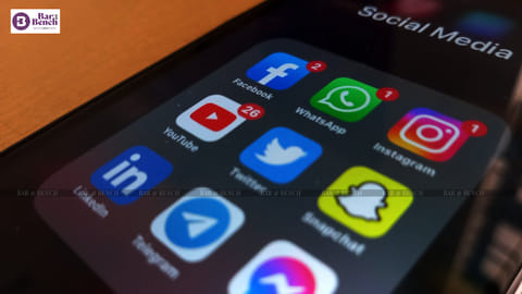 Icons of social media apps