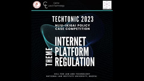 NLIU-Ikigai Policy Case Competition by NLIU Cell for Law and Technology and Ikigai Law: Register Now!