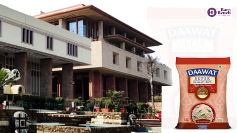 Delhi High Court with Daawat Basmati Rice 