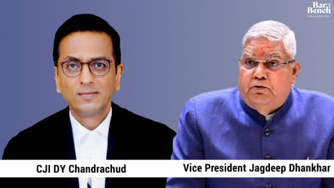 CJI DY Chndrachud ,Vice President Jagdeep Dhankhar