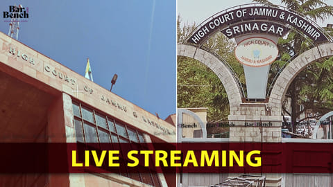 Jammu and Srinagar HC , Live Streaming
