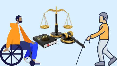 Judicial services exam and persons with blindness and cerebral palsy 