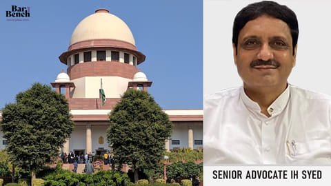 Supreme Court and Senior Advocate IH Syed