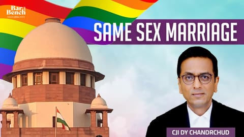 CJI DY Chandrachud on same-sex marriage