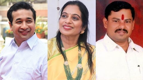 Nitesh Rane and Geeta Jain and Telangana MLA T Raja Singh