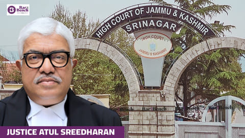 Justice Atul Sreedharan and Jammu and Kashmir High Court (Srinagar bench)