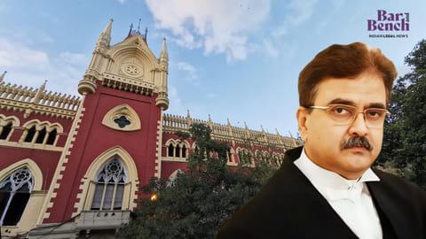 Former judge Justice Abhijit Gangopadhyay with Calcutta High Court