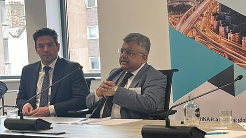 SG Tushar Mehta (R), speaking at LIDW session held in London