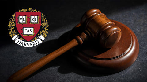 Court gavel, Harvard