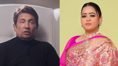 Shekhar Suman (L), Bharti Singh (R)