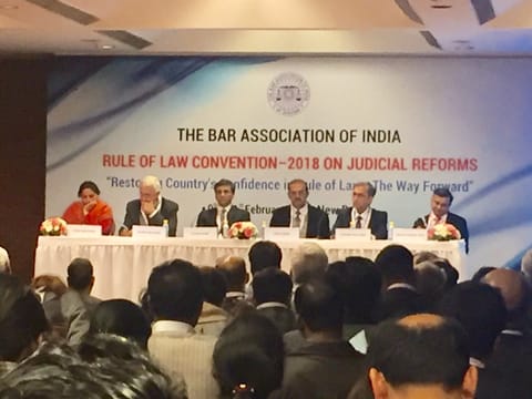 Legal luminaries speak about shortage of judges at Bar Association of India conclave