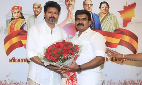‘த.வெ.க.வில் ஒன்றரை மணி நேரத்தில் 10,000 விருப்ப மனுக்கள் விநியோகம்’ - சி.டி.ஆர்.நிர்மல்குமார் பேட்டி