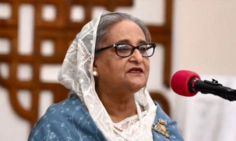 வங்காளதேச தேர்தல் திட்டமிடப்பட்ட கேலிக்கூத்து:  ஷேக் ஹசீனா சாடல்
