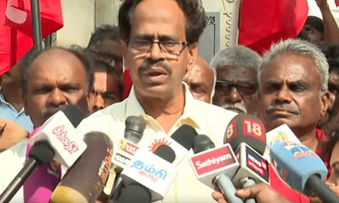 தொகுதி பங்கீடு: ஒரு தொகுதியை குறைத்துக்கொள்ள சொன்னார்கள் - வீரபாண்டியன்
