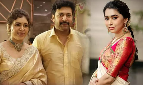 விவாகரத்து முடியும் முன்பே ஒரே நிற ஆடையில் வெளியில் சென்றால் இந்த உலகம் ஏற்குமா?  - ஆர்த்தி  கேள்வி 