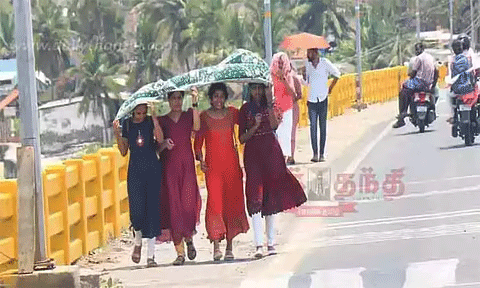 அதிகரிக்கும் வெப்பம்: பகலில் வீட்டை விட்டு வெளியே வர வேண்டாம் - சுகாதாரத்துறை அறிவுறுத்தல்
