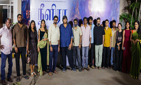 “நீளிரா” பட விழாவில் இயக்குநர் ஆன கதையை சொன்ன கார்த்திக் சுப்பராஜ்
