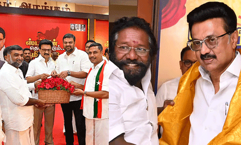 திமுக கூட்டணியில் ஒரே நாளில் 4 கட்சிகளுடன் தொகுதிப் பங்கீடு கையெழுத்து
