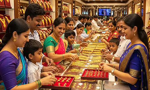 காலையில் குறைந்து, மாலையில் உயர்ந்த தங்கம் விலை!
