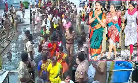 குண்டம் இறங்கிய பக்தர்கள்