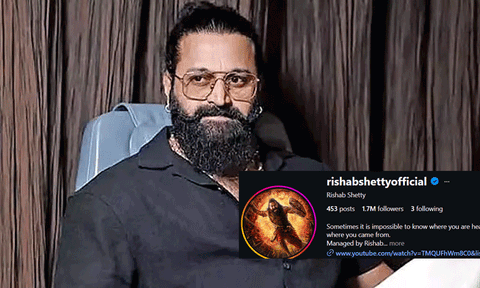 திரையுலகினரை அன் பாலோ செய்த கன்னட நடிகர் ரிஷப் ஷெட்டி!