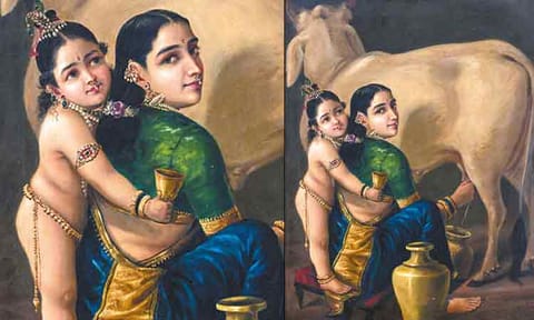 ரூ.167 கோடிக்கு விற்பனையாகி சாதனை படைத்த ரவி வர்மாவின் ஓவியம்..! 