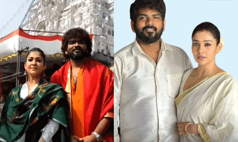 
திருப்பதி ஏழுமலையான் கோவிலில்  நயன்தாரா -விக்னேஷ் சிவன் சாமி தரிசனம்
