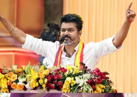 பெரம்பூர் தொகுதியில் தவெக தலைவர் விஜய் வெற்றி
